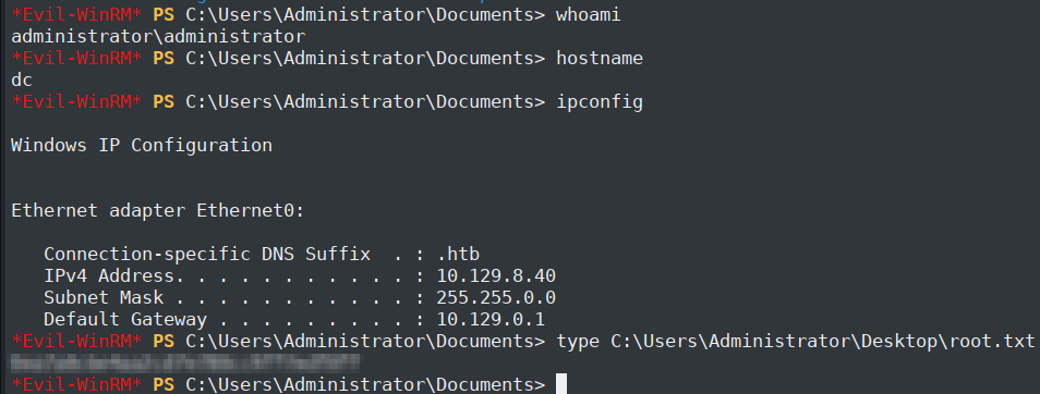 Proof of Concept and Root Flag