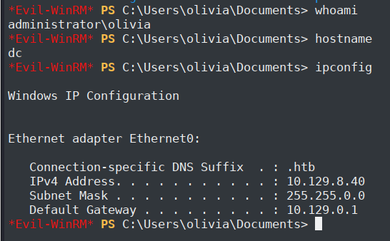 Proof of Concept for Olivia's Access